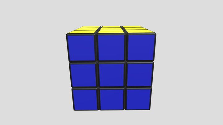 Rubik's Cube 3D Model
