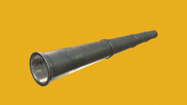 Industiral Oil Pipe 3D Model