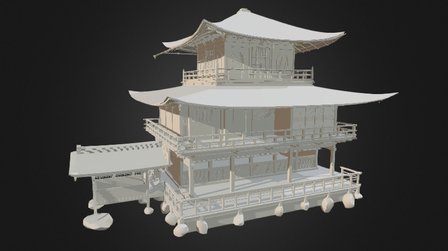 Kinkaku Ji 3D Model