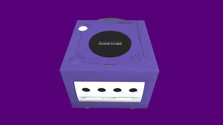 GameCube console 3D Model