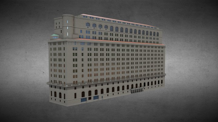 Federal Reserve Bank of New York 3D Model
