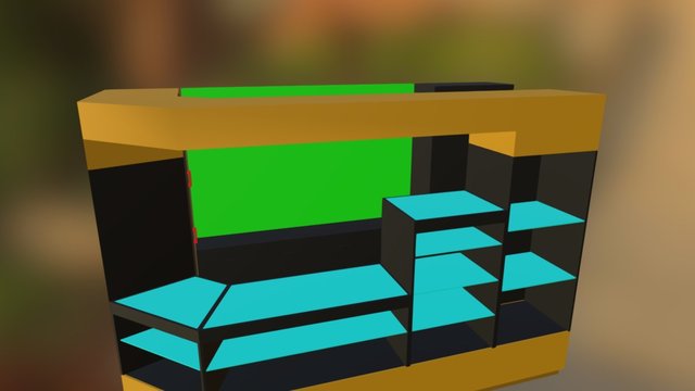 Stand O Kiosko De Venta Oct2016 3D Model