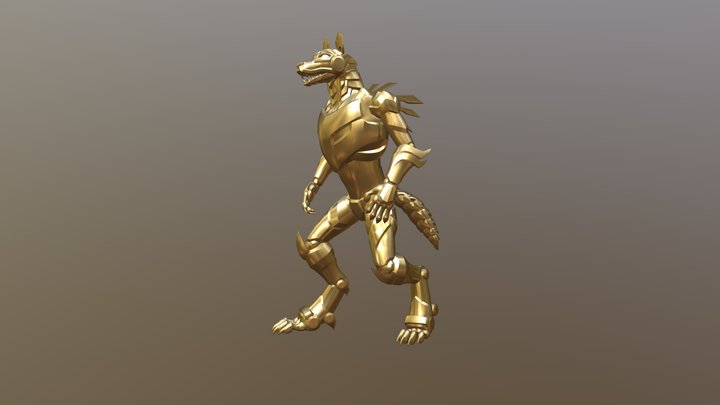 Wolfmech v1 3D Model