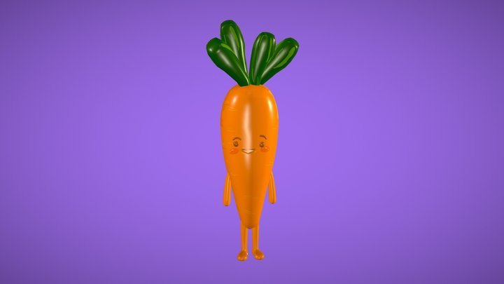 Zanahoria 3D Model