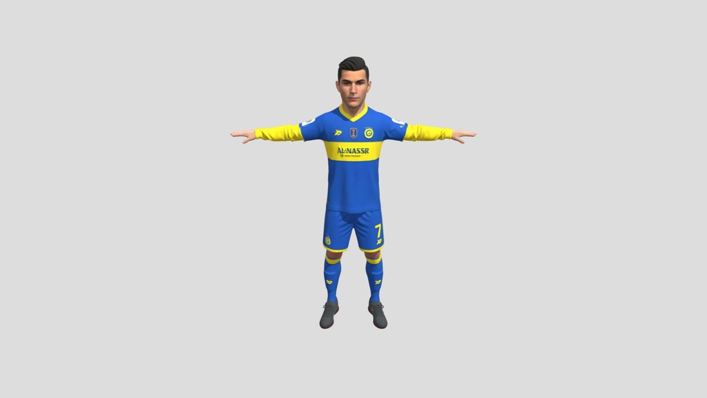 Cristiano Ronaldo Inspired 3D Character