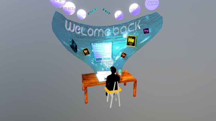 VR.EDU Interface Concept 3D Model