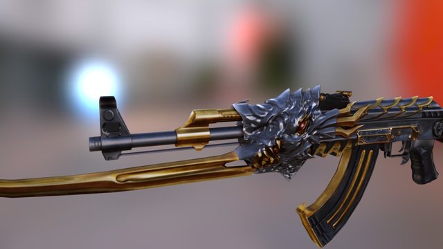 Ak47_Beast 3D Model