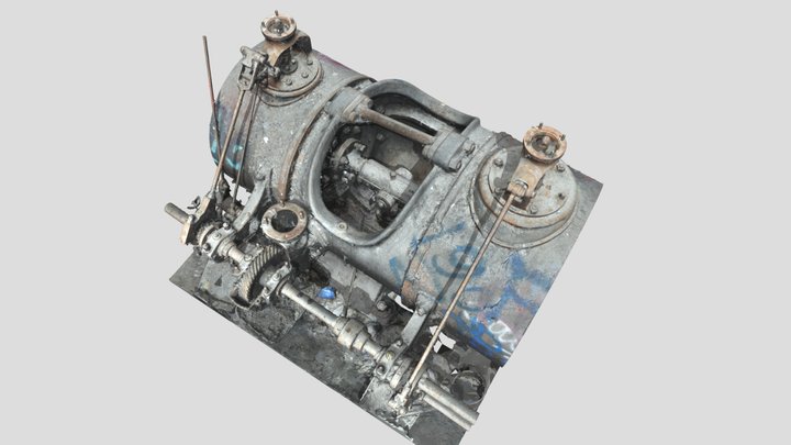 Steam_engine_centerpart 3D Model