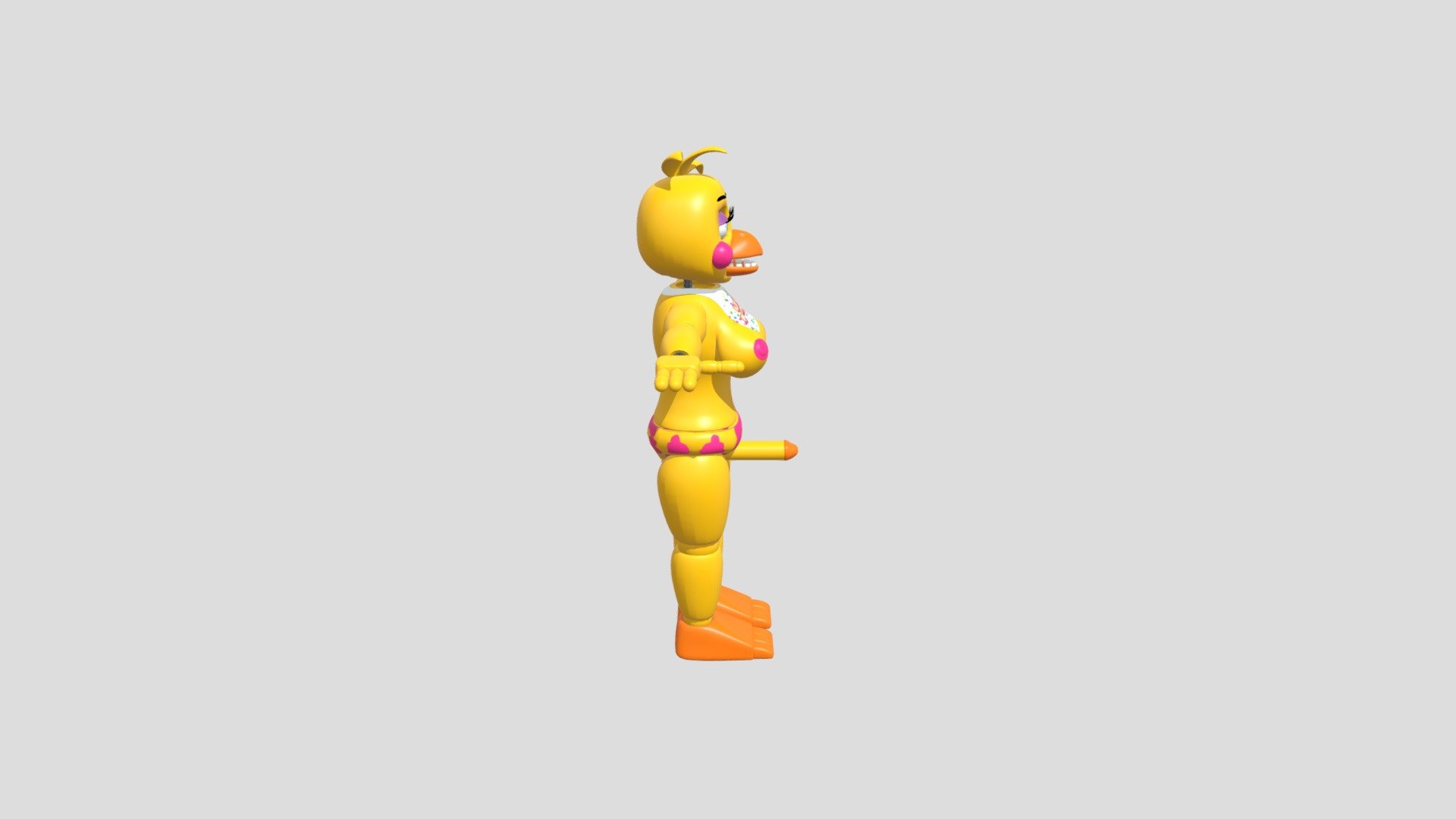Accurate Toy Chica - Download Free 3D model by random guy (@carambaah85