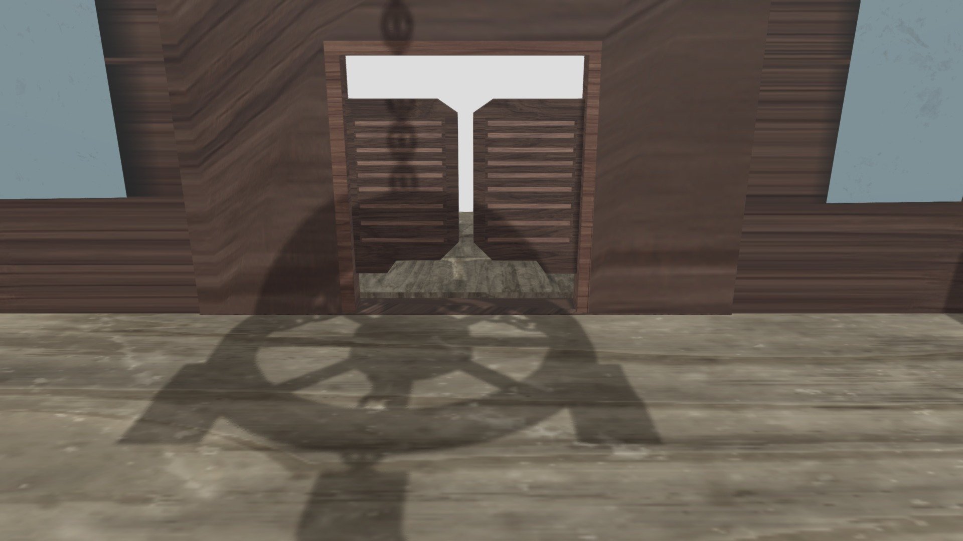 Wild West scene textured for Final Assignment