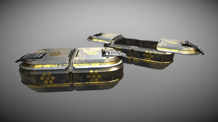 Sci-Fi Chest [Game Ready] 3D Model