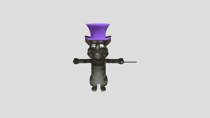 talking tom cat 3D Model