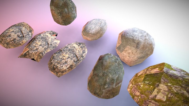 Rocks, Cliffs V2 3D Model