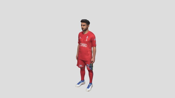 Football_ Player_in_ Re_0603193432_texture_fbx 3D Model