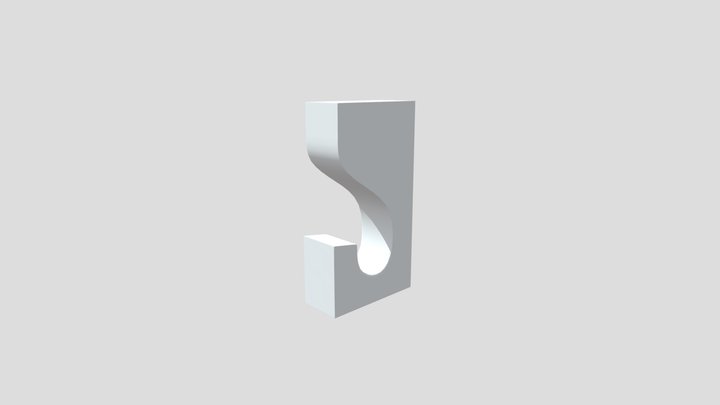 Wooden Curtain Rod (Cortinero de madera) 3D Model