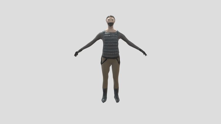 character design PBR render 3D Model
