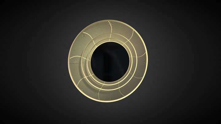 Embroidered mirror 3D Model
