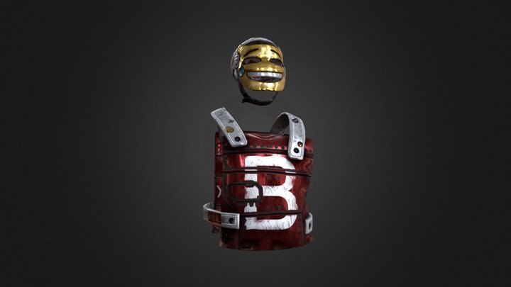 Rust Armor Skin 3D Model