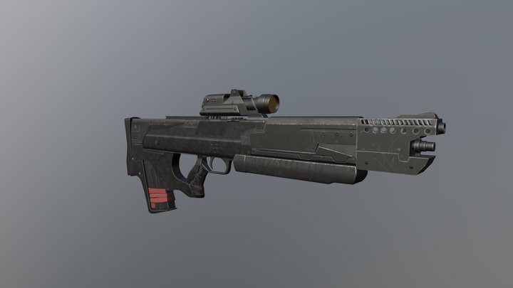GUN_MODEL 3D Model