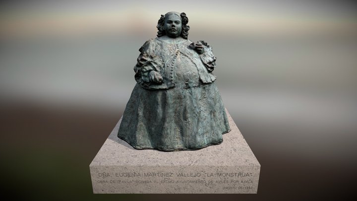 Monumento a Eugenia Martínez, "La Monstrua" 3D Model