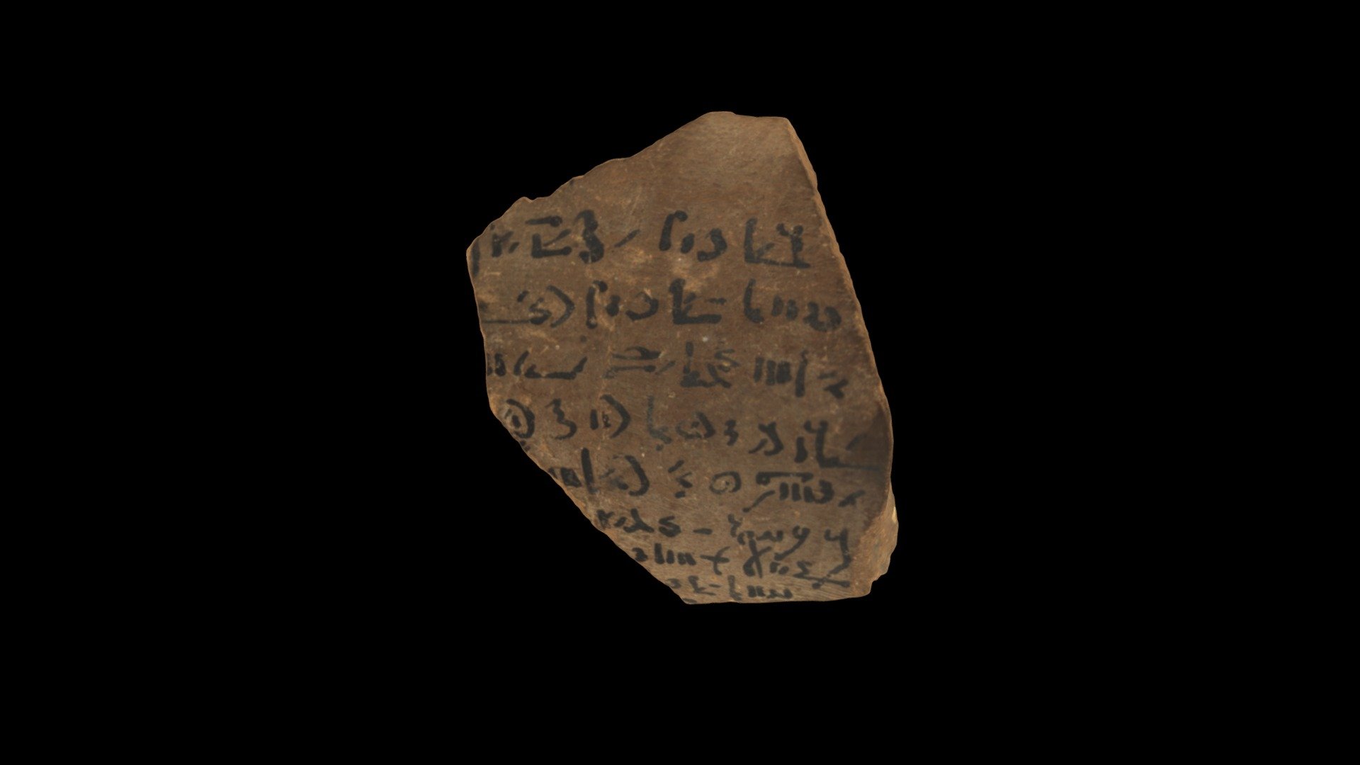 Houghton MS Ostraca 3144