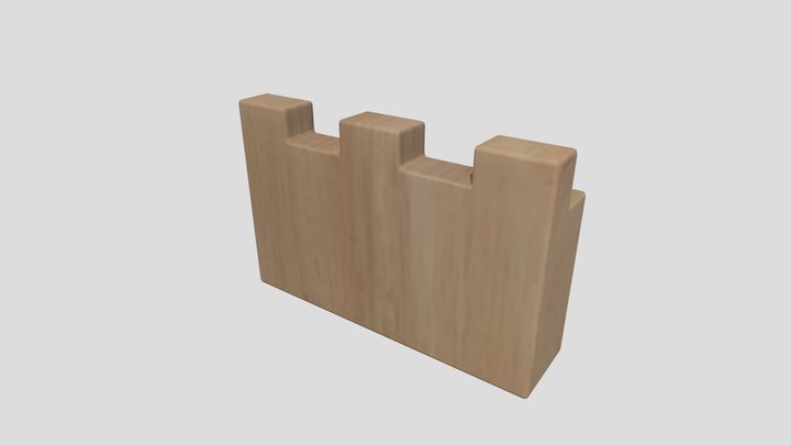 A7 Wall Block 3D Model