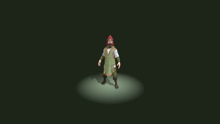 Villager 3D Model