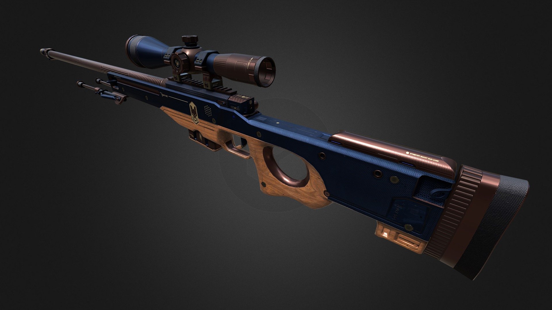 AWP - Navy Sec [CSGO Steam Workshop] - 3D model by tanapta [18887d1 ...