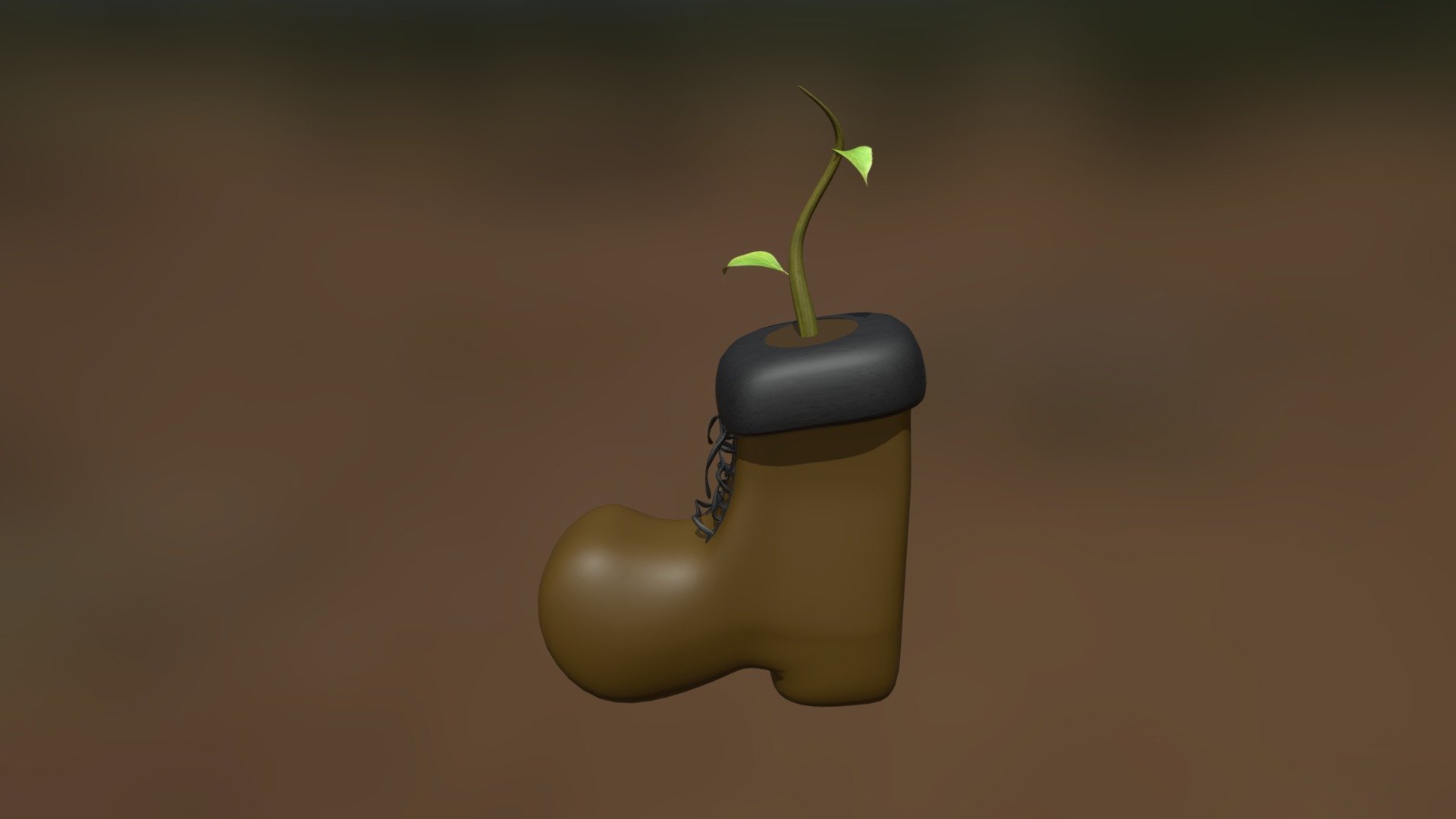 WallE Plant Boot Download Free 3D model by gopikanair1 [188998b