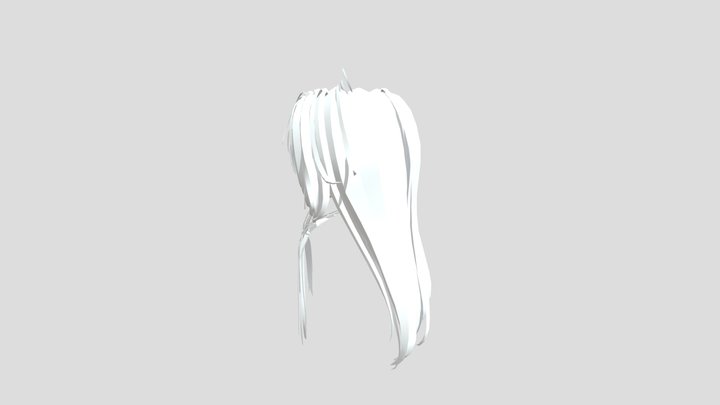 hair girl 3D Model