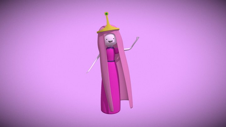 Princess BubbleGum 3D Model