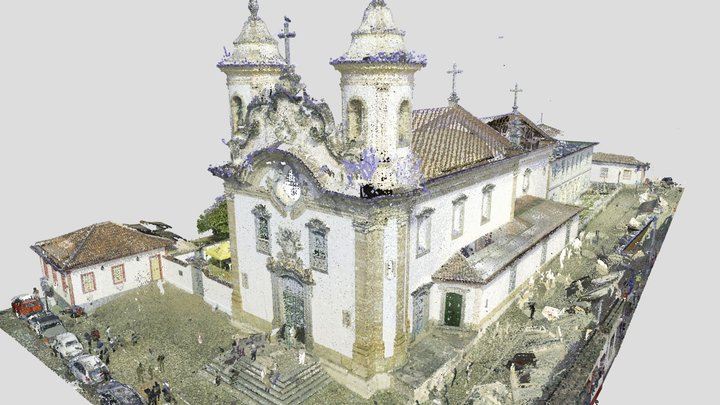 Church Square 2 / Igreja Praça Minas Gerais 3D Model