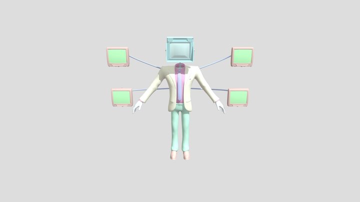 TV Brute 3D Model