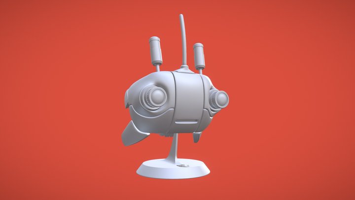 B-12 (Stray) – 3D Printable Fan Art 3D Model