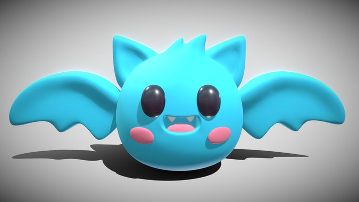 Kawaii Bat 3D Model