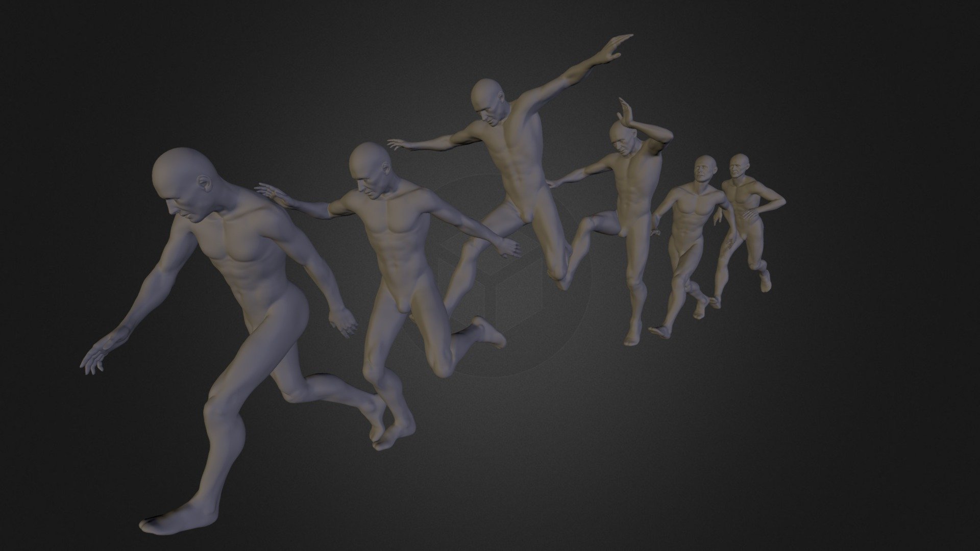 Running Man - 3D model by Jeremy Estrada (@jeremy.t.estrada) [188ef6b ...