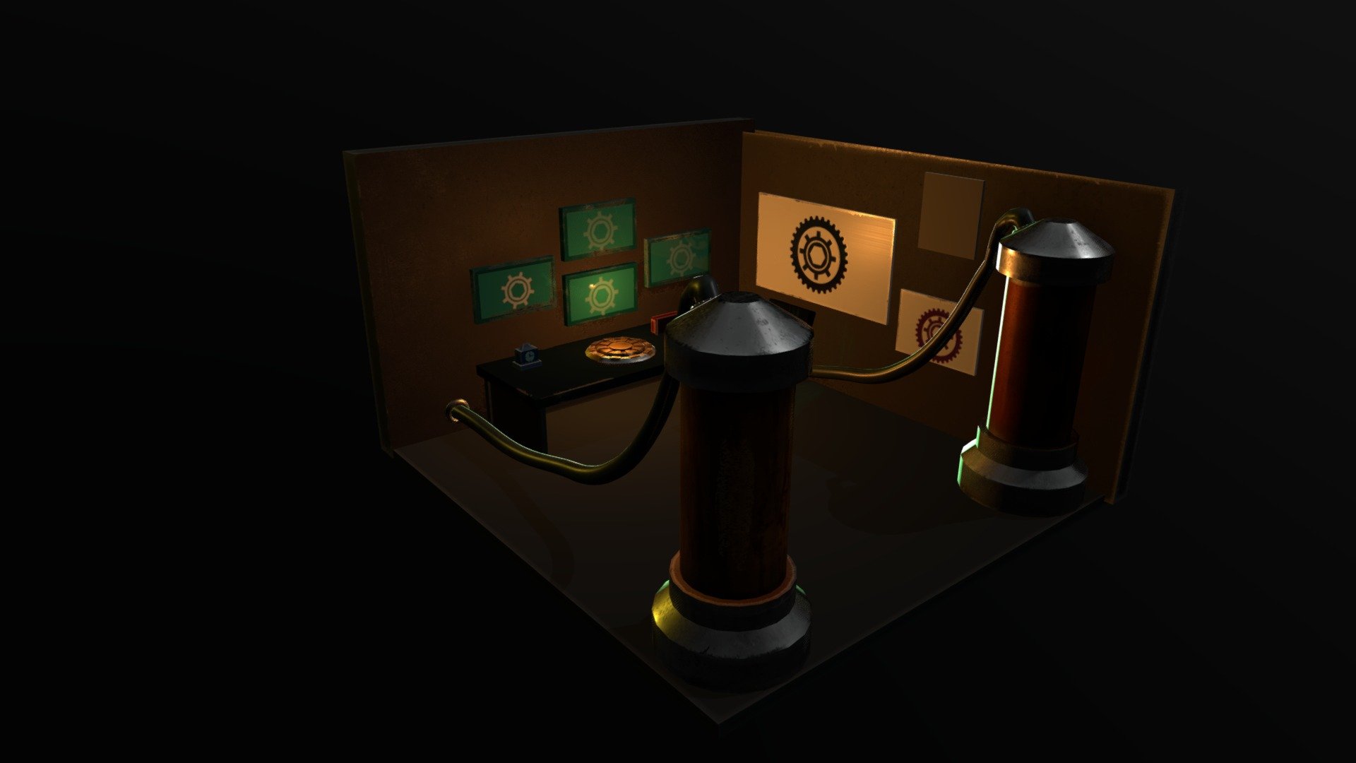 Cyber Room text tubes