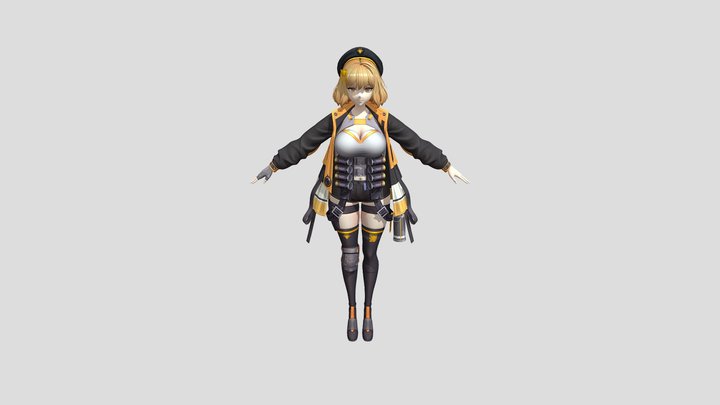 Nikke Anis 3D Model