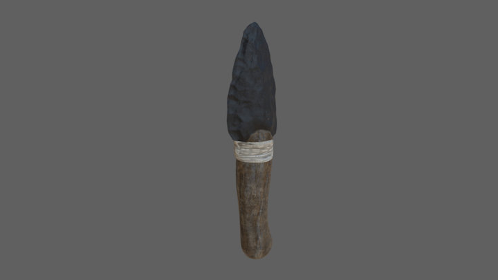 Flint Knife 3D Model
