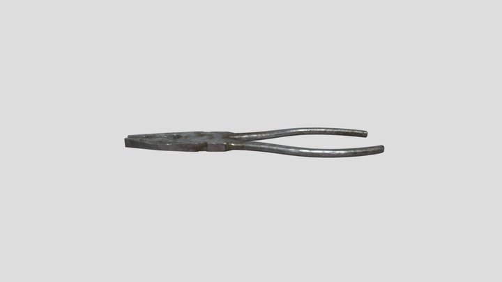 Old Pliers 3D Model