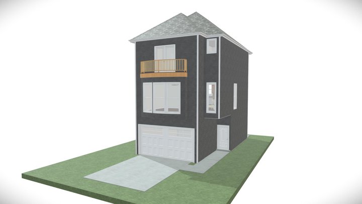 3 STORY TOWN HOME 3D Model