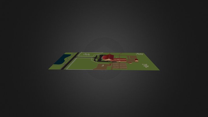 Equine Center 3D Model
