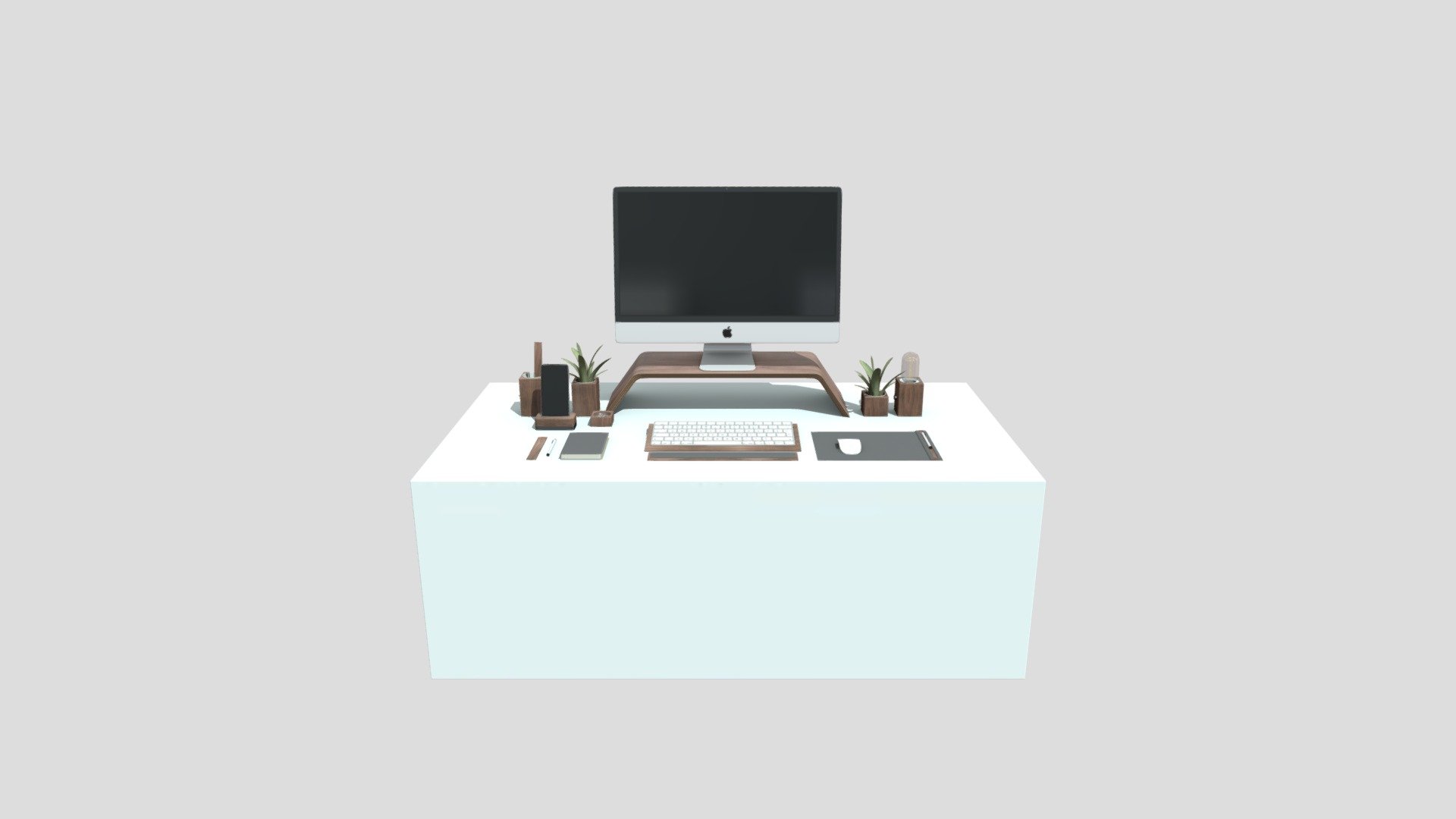 I Mac And Grovemade Desktop 3D Model 1 - 3D model by IKARUS 3D (@arusa ...