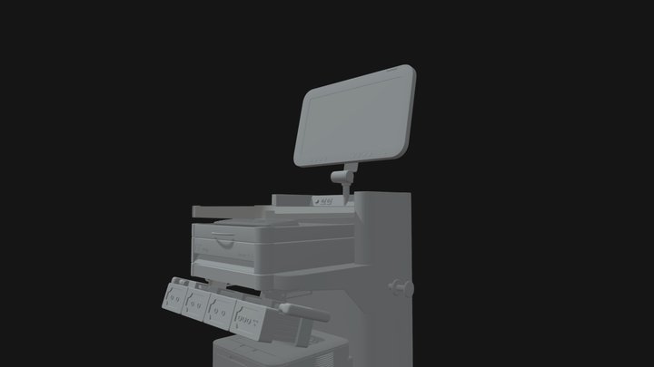 Интраоперационная нейромониторинг 3D модель 3D Model