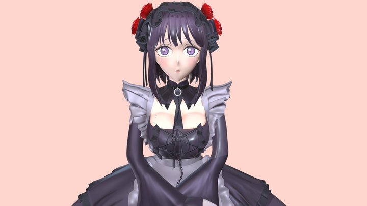 Marin Chan As shizuku tan 3D Model