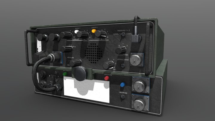 Military Radio - Ra 801 MT 3D Model