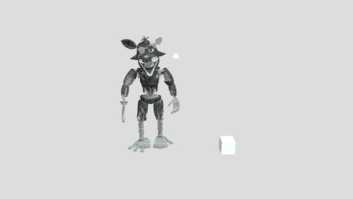 Withered Foxy REMASTER - model by Ubuntutu