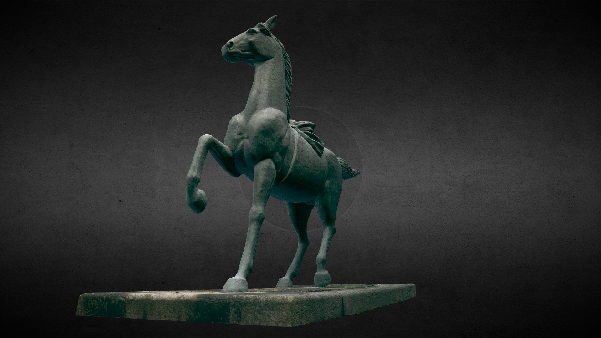 Horse sculpture hot sale 3d model free