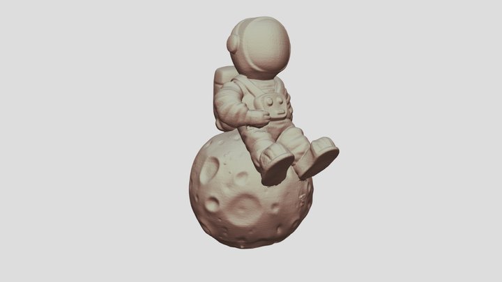 Astronaut 3D Print - Revopoint MINI 3D Model