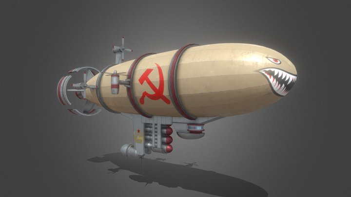 Kirov Airship 3D Model
